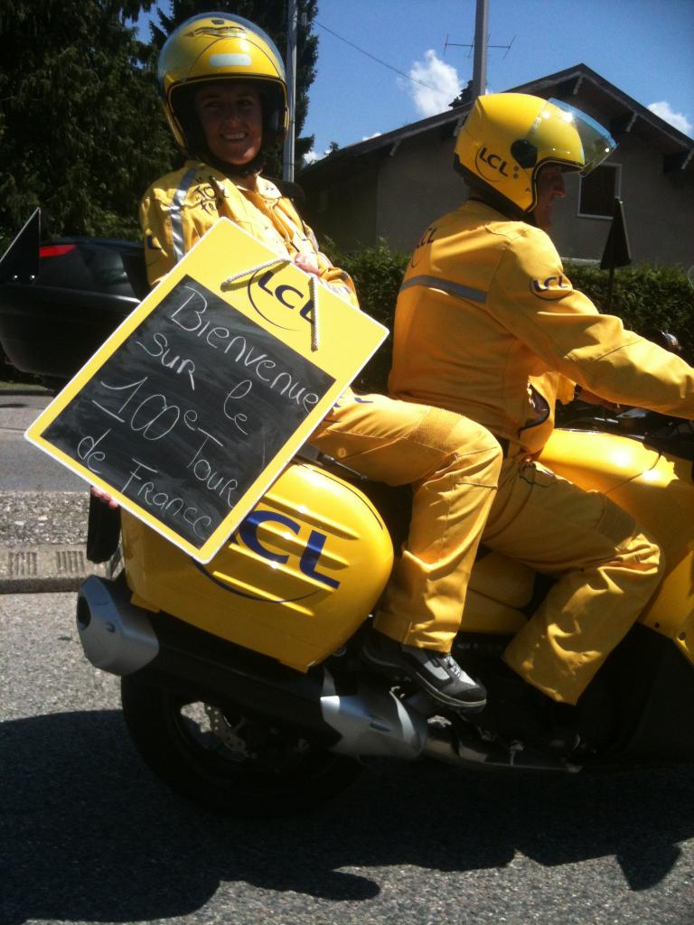 Moto ardoisière du Tour de France